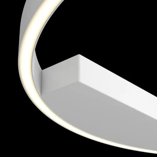 Светильник потолочный LED Rim MOD058CL-L35W4K Maytoni белый 1 лампа, основание белое в стиле минимализм хай-тек кольца фото 2